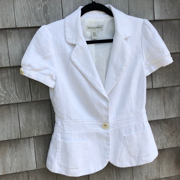 Banana Republic Jackets & Blazers - Banana Republic |  linen tweed blazer